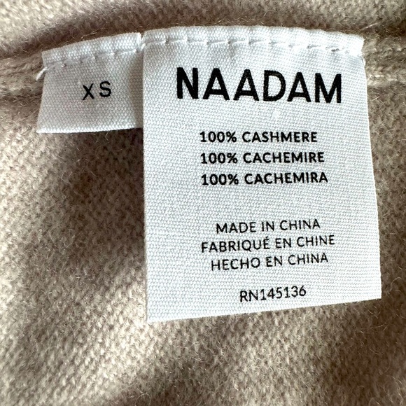 Naadam women’s Cashmere Boyfriend Cardigan size XS - Picture 10 of 10